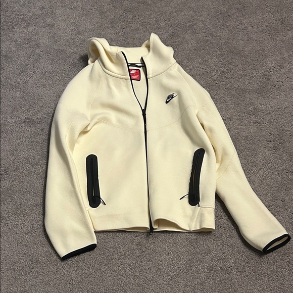 Nike Other - Nike Men's Cream Zip-Up Sweater